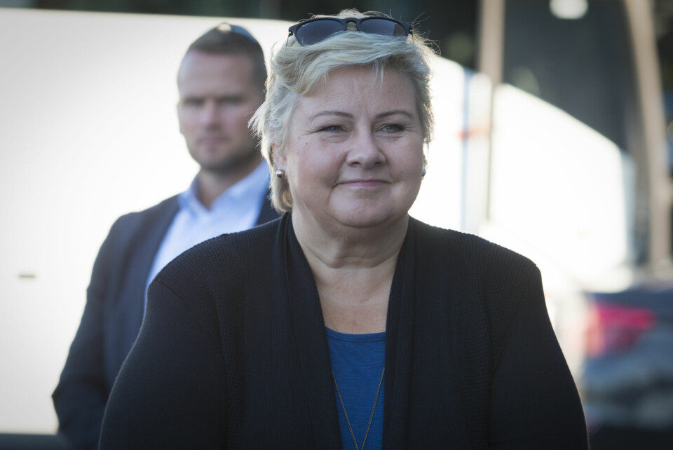 Statsminister Erna Solberg.