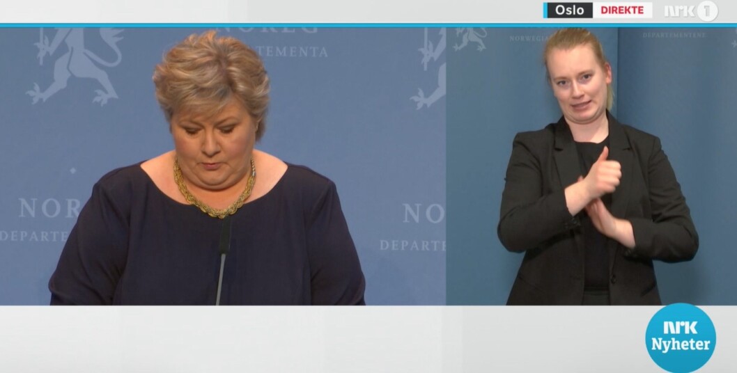 Foto: Skjermdump fra NRK Foto: Skjermdump fra NRK