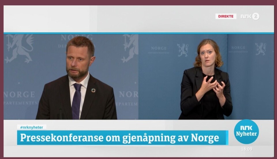 Foto: Skjermdump fra NRK