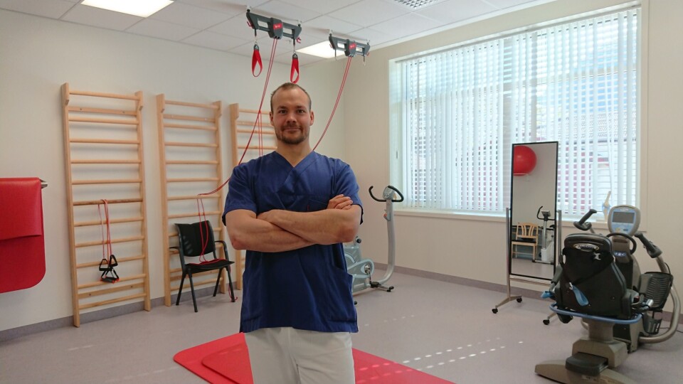 Turnusfysioterapeut Dan Kristian Karlsen syntes det var kjedelig å miste flere uker med klinisk erfaring. (Foto: privat) Turnusfysioterapeut Dan Kristian Karlsen syntes det var kjedelig å miste flere uker med klinisk erfaring. (Foto: privat)