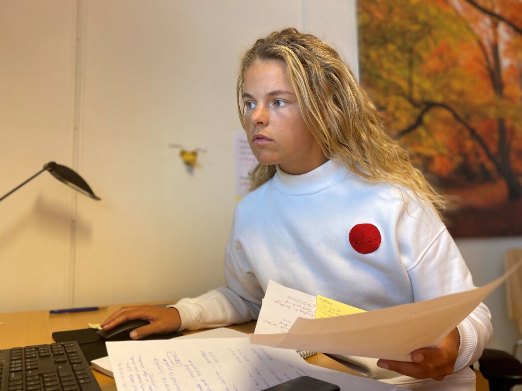 Skolefysioterapeut Anniken Göthner i Bærum håper hun kan vende tilbake til jobben sin snart. (Foto: privat) Skolefysioterapeut Anniken Göthner i Bærum håper hun kan vende tilbake til jobben sin snart. (Foto: privat)