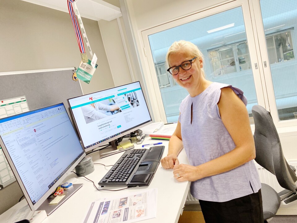 Kurs i lungefysioterapi har ventelister, forteller seniorkonsulent Susanna Vemo i NFF. Foto: Irene Mårdalen