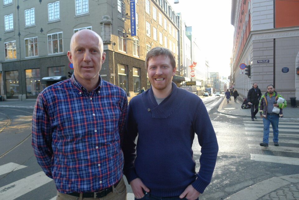 Håvard Sørensen (th) har overtatt som MT-leder etter Fred hatlebrekke. Foto: Dagrun Lindvåg