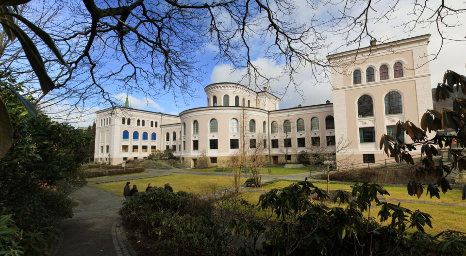 Universitetet i Bergen, museumsbygningen. Foto:Marianne Røsvik, UiB.