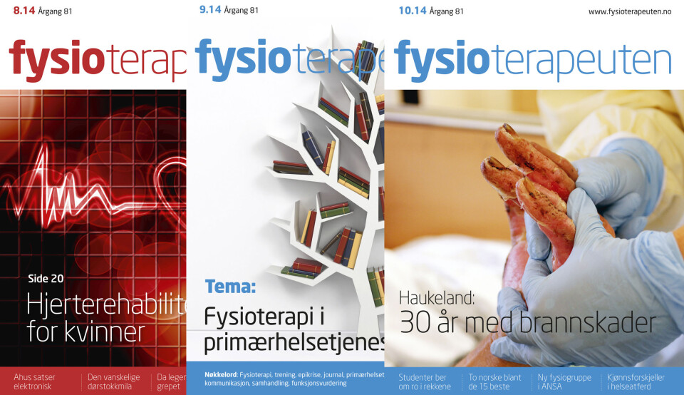Fra 11 til 10 Fysioterapeuten