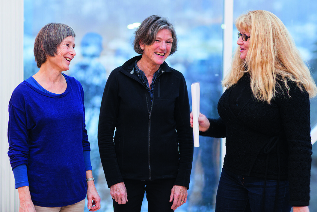 Fra venstre: Inger Johanne Solheim, Aud Marie Øien og May Iren Lund. Foto: Christian Blom. Fra venstre: Inger Johanne Solheim, Aud Marie Øien og May Iren Lund. Foto: Christian Blom.