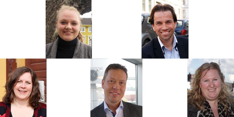 Regionlederne: Region Midt: Ann Elin Myklebust, region Sør-Øst: Bas Van den Beld, region Vest: Aslaug Kleiveland, region Nord: Hans Leo Dagsvik og region Osloområdet: Karianne Bruun Haugen.