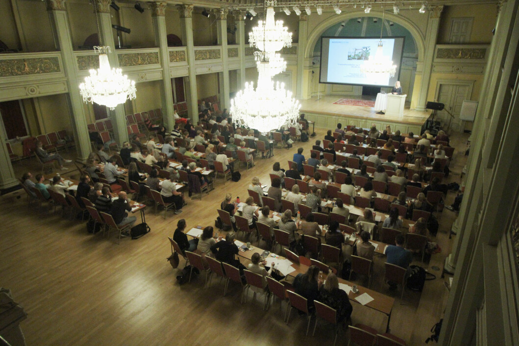 Full sal: Det var tydelig at NFFs temadag engasjerte. Foto: Kai Hovden Full sal: Det var tydelig at NFFs temadag engasjerte. Foto: Kai Hovden