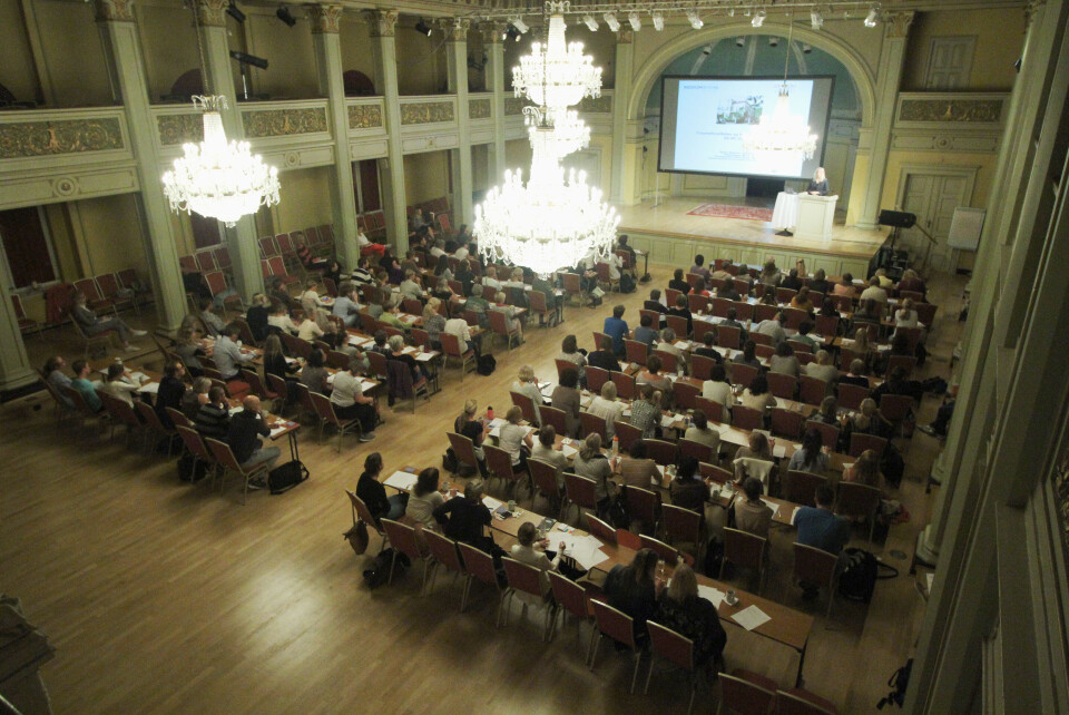 Full sal: Det var tydelig at NFFs temadag engasjerte. Foto: Kai Hovden