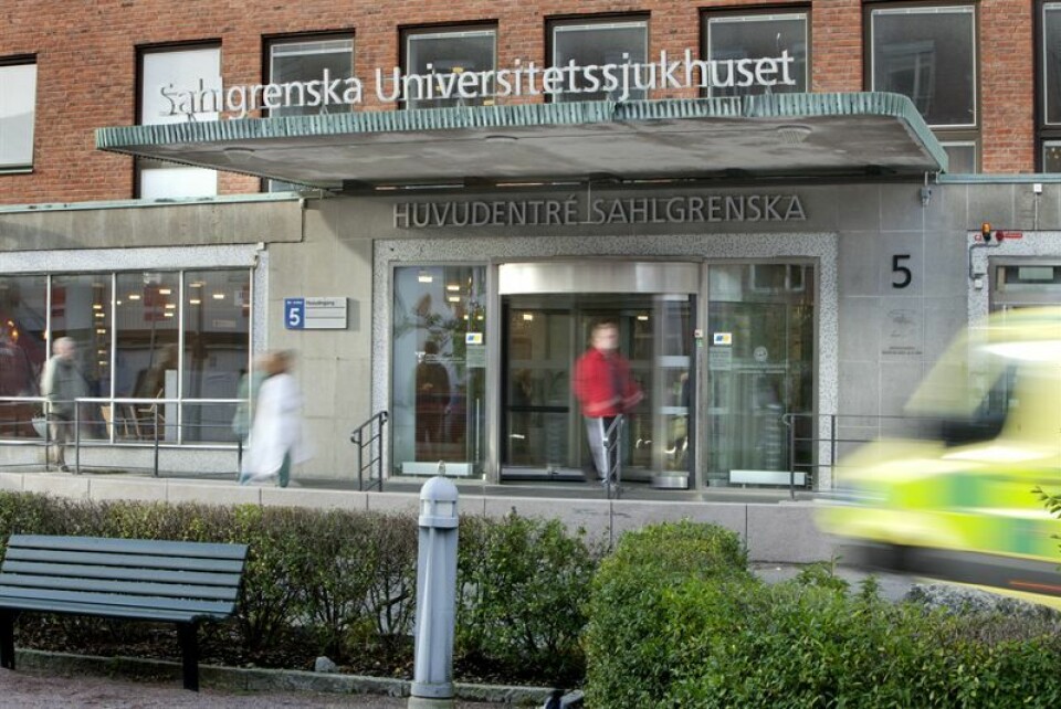 Foto: Sahlgrenska Universitetssjukhuset.