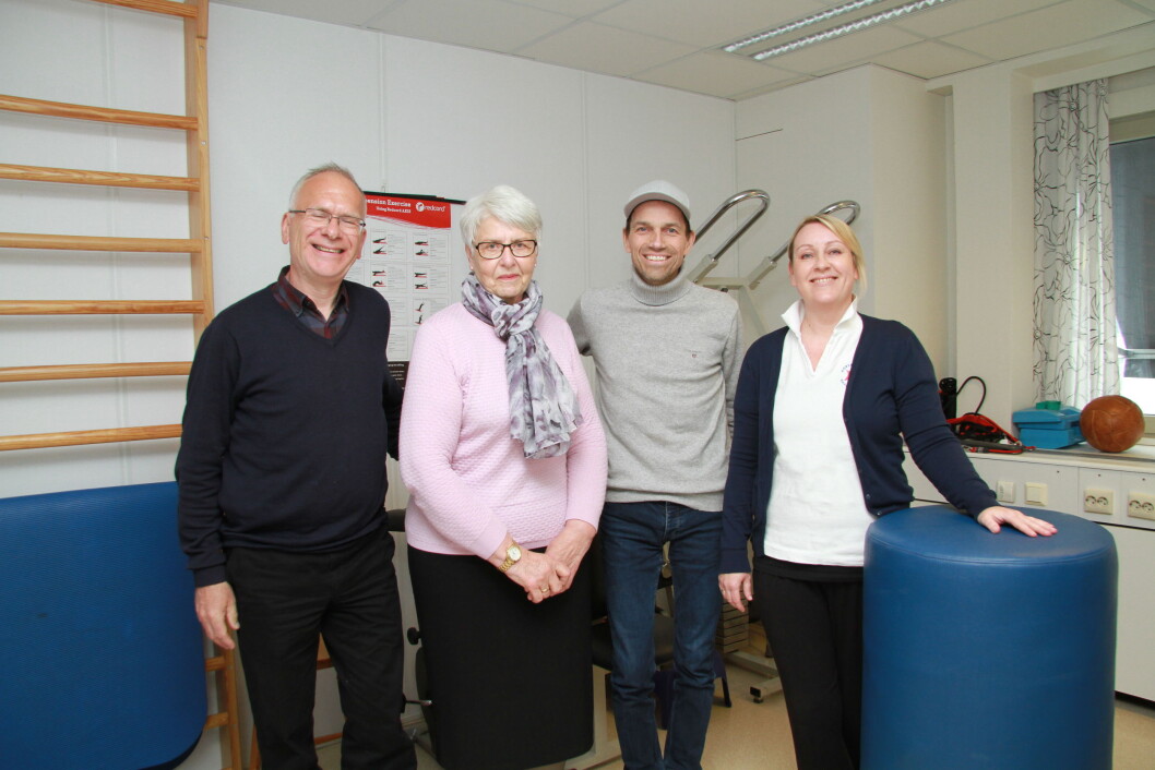 Interkommunalt spesialistsamarbeid: Atle Svendal, Helga Larsen, Bas van den Beld og Ingvild Svenningsen, Foto: Kai Hovden. Interkommunalt spesialistsamarbeid: Atle Svendal, Helga Larsen, Bas van den Beld og Ingvild Svenningsen, Foto: Kai Hovden.