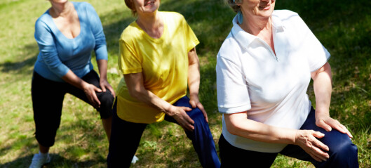 Slanking bør suppleres med kondisjon- og styrketrening hos eldre