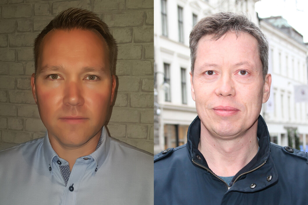 Robert Grønbech (til venstre) og Hans Leo Dagsvik. Robert Grønbech (til venstre) og Hans Leo Dagsvik.