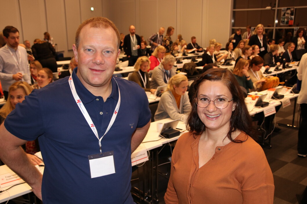 Kenneth Martinsen og Kristin Snøan er glade for at faggruppene får en direkte kanal inn i NFFs forbundsstyre gjennom en nyopprettet plass. Kenneth Martinsen og Kristin Snøan er glade for at faggruppene får en direkte kanal inn i NFFs forbundsstyre gjennom en nyopprettet plass.