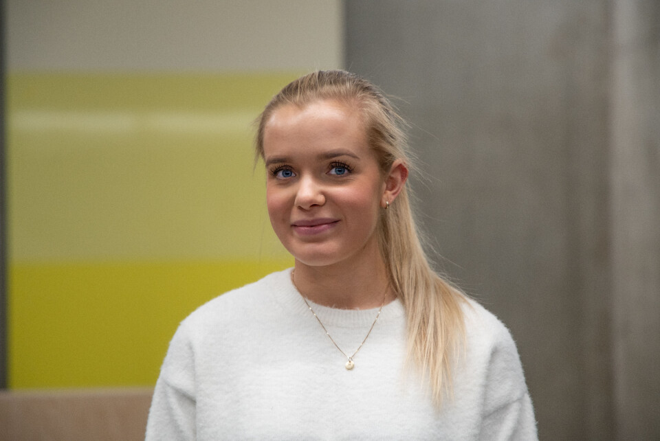 Andrea Wensberg Kulseng ved UiT Norges arktiske universitet vant NFFs studentpris 2019. Foto: Jonatan Ottesen, UiT