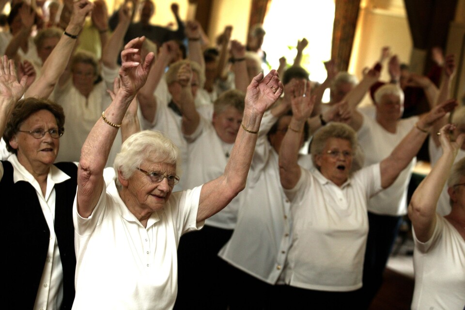 Én time gym til alle i sykehjem