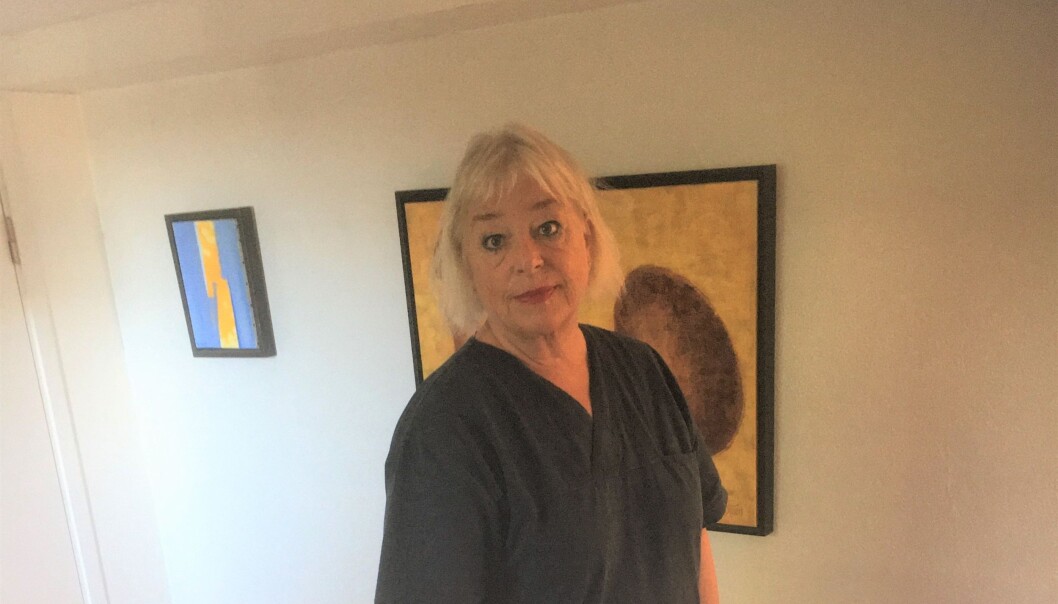 Fysioterapeut Kristin Ruders bilde av lipødem falt ikke i god jord hos YouTube. Fysioterapeut Kristin Ruders bilde av lipødem falt ikke i god jord hos YouTube.