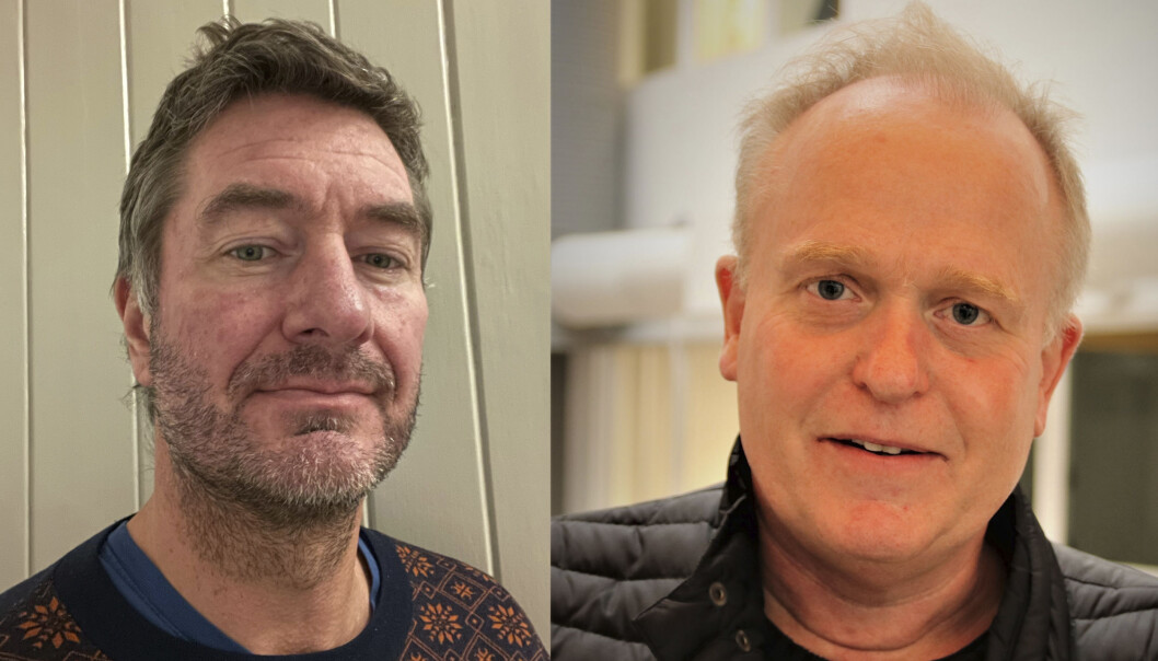 Morten de Lange (til venstre) og Stig Fløisand. Morten de Lange (til venstre) og Stig Fløisand.