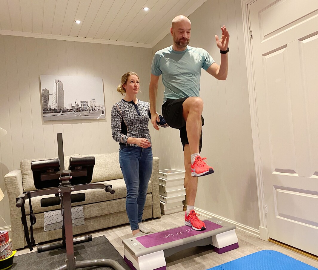 Jann Post får god hjelp av kona, Anna Post. Jann Post får god hjelp av kona, Anna Post.