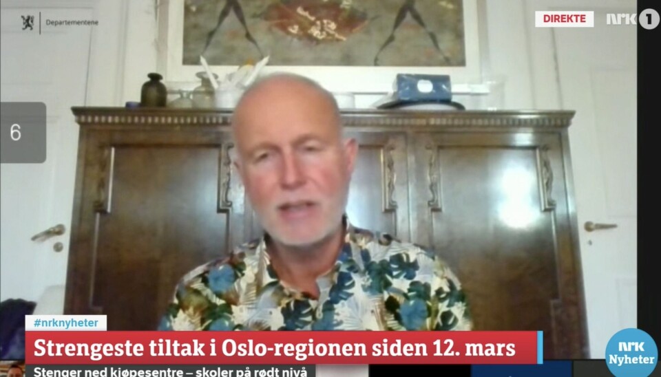 Helsedirektør Bjørn Guldvog. Helsedirektør Bjørn Guldvog.