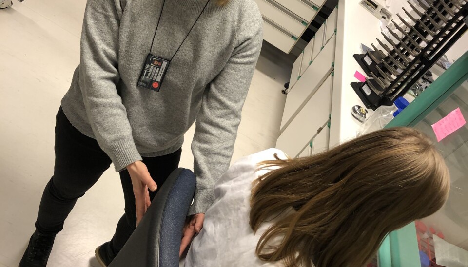 Carolina Lybäck-Forsbacka i jobb ved Universitetet i Oslo