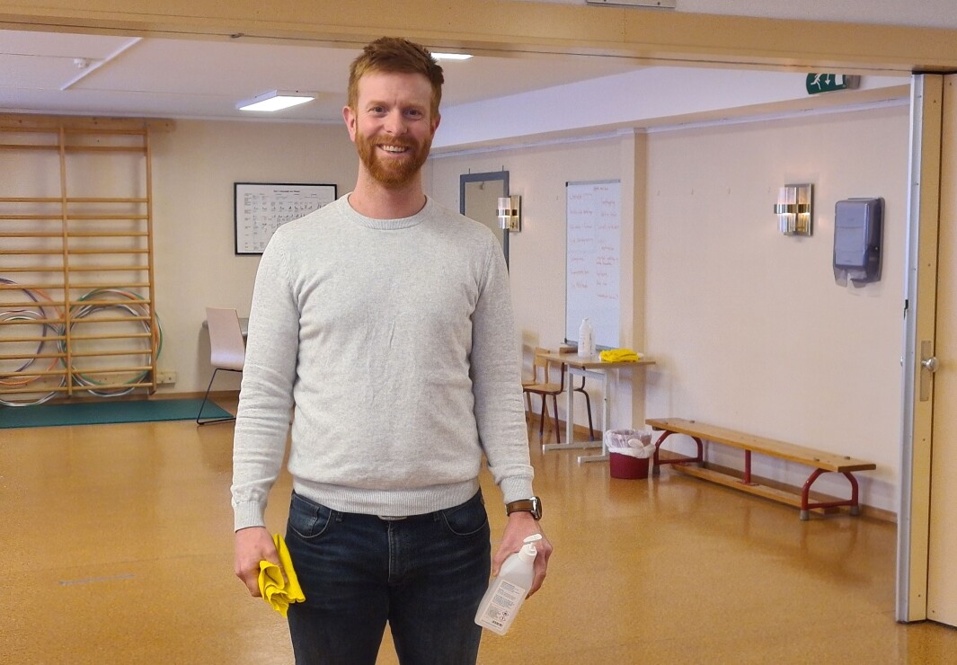 Fagleder for fysioterapitjenesten i Halden, Jens Fredrik Aas. Fagleder for fysioterapitjenesten i Halden, Jens Fredrik Aas.