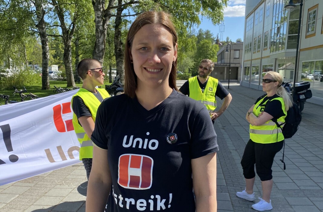 Fysioterapeut og hovedtillitsvalgt Kristin Rennesund Myrland.. Fysioterapeut og hovedtillitsvalgt Kristin Rennesund Myrland..