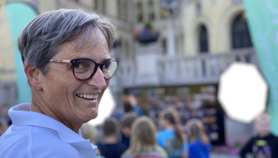 Forbundsleder Gerty Lund i NFF.