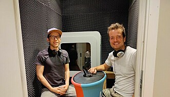 Martin Moum Hellevik (t. v) og Joakim Moestue Halvorsen tar for seg psykomotorisk fysioterapi i den nyeste episoden av podkasten «Lateralt og medialt». Martin Moum Hellevik (t. v) og Joakim Moestue Halvorsen tar for seg psykomotorisk fysioterapi i den nyeste episoden av podkasten «Lateralt og medialt».