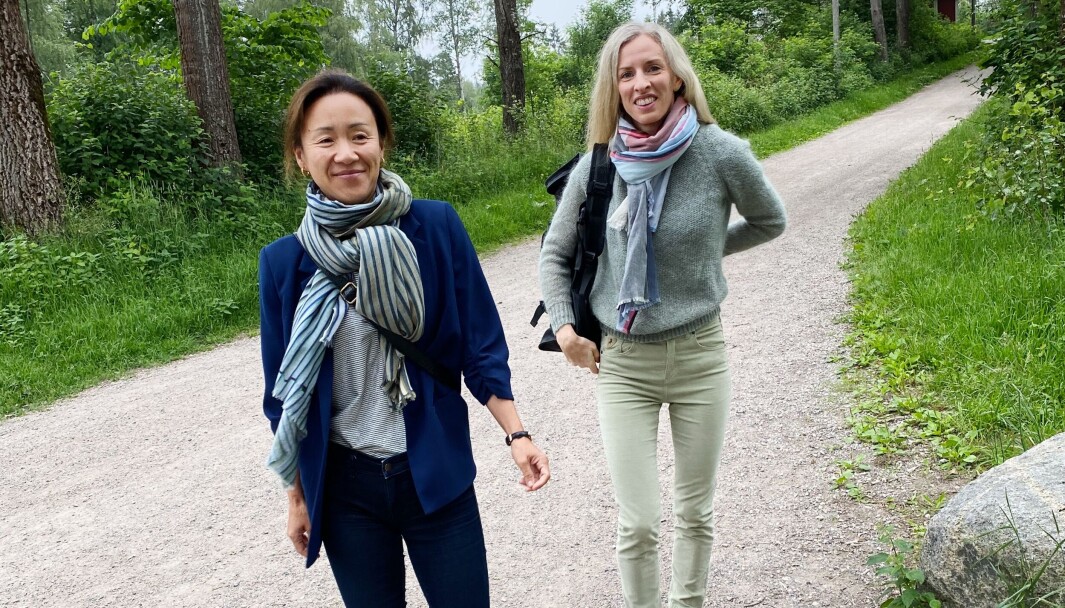 Maren Hjelle Guddal (til høyre) og Marianne Bakke Johnsen. Maren Hjelle Guddal (til høyre) og Marianne Bakke Johnsen.