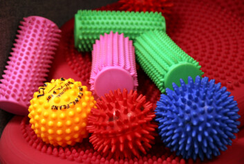 Knotteballer er noe av det som brukes i psykomotorisk fysioterapi.