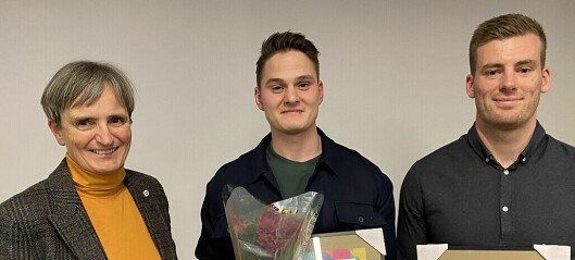 Erlend og Nils vant Studentprisen: – Mektig imponert over jobben dere har gjort