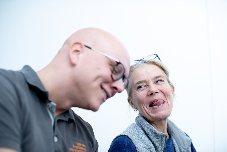 Tonen er god mellom kollegene.