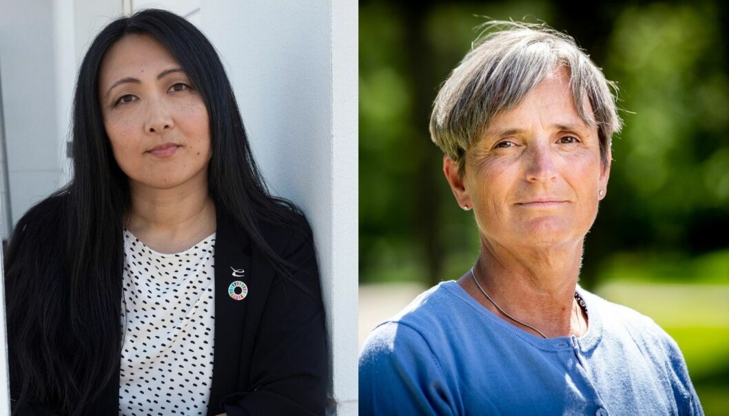 Forbundsleder Tove Holst Skyer i Norsk Ergoterapeutforbund (t. v) og forbundsleder Gerty Lund i NFF ønsker at kommisjonen for helsepersonell styrkes med flere profesjoner. Forbundsleder Tove Holst Skyer i Norsk Ergoterapeutforbund (t. v) og forbundsleder Gerty Lund i NFF ønsker at kommisjonen for helsepersonell styrkes med flere profesjoner.
