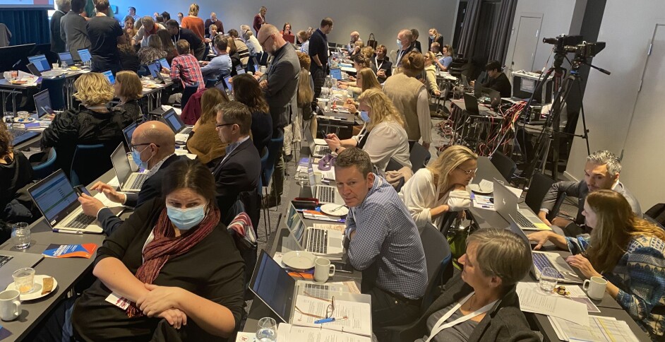 Fra landsmøtet i 2021. Fra landsmøtet i 2021.