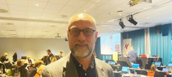 Tor Frithjof Wigers Larsen, her avbildet på NFFs landsmøte høsten 2021.