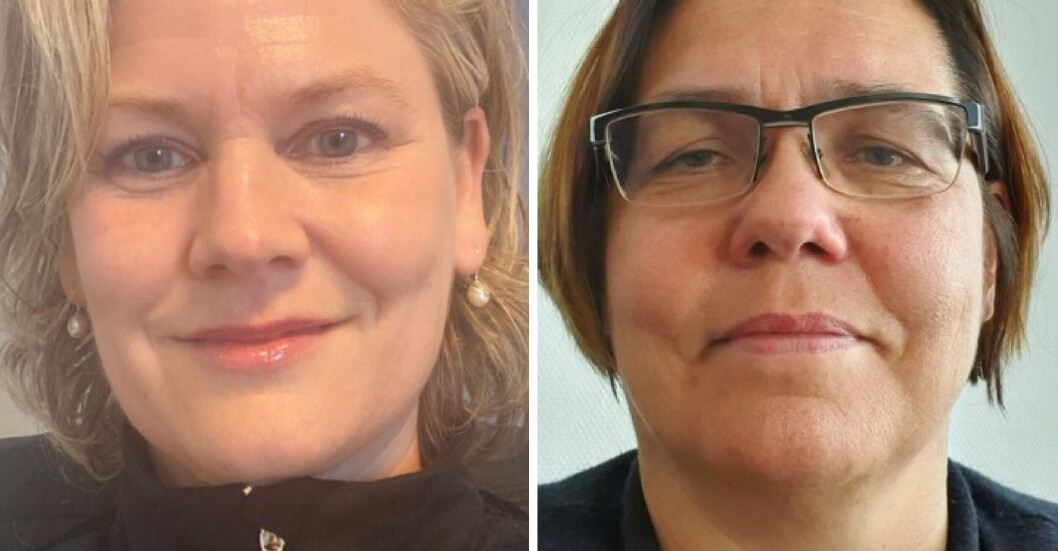 Anita Iversen (t. v) og Jorunn Lien. Anita Iversen (t. v) og Jorunn Lien.