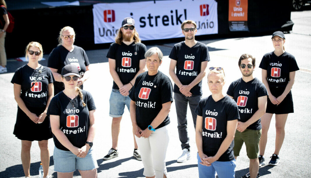 I 2021 var NFF representert i Sarpsborg i forbindelse med en streikemarkering. Blir det nye markeringer i år? I 2021 var NFF representert i Sarpsborg i forbindelse med en streikemarkering. Blir det nye markeringer i år?