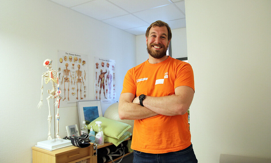 På dette rommet behandler Gard Aslak Patursson papirløse migranter en til to ganger i måneden.