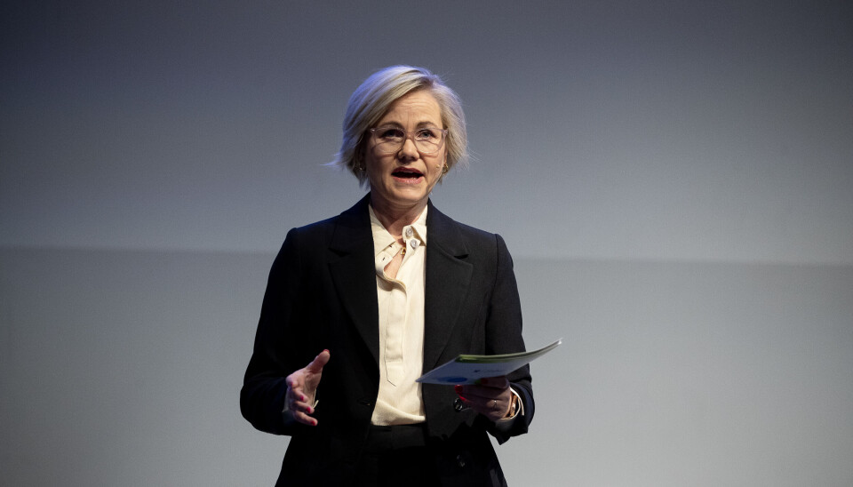 Ingvild Kjerkol i aksjon under Fysioterapikongressen i 2022 Ingvild Kjerkol i aksjon under Fysioterapikongressen i 2022