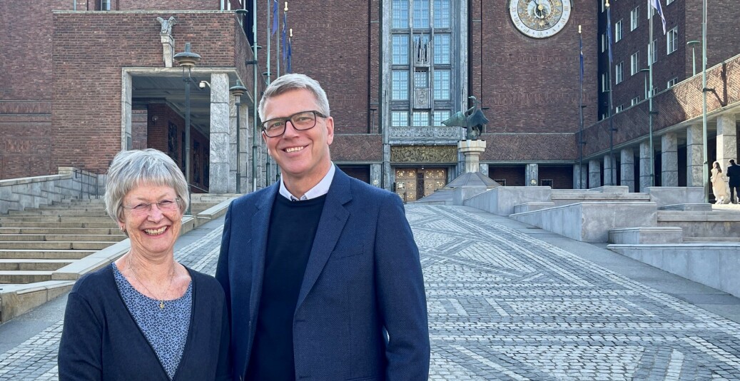 Leder Therese Thyness Fagerhaug og nestleder Bård Erik Ruud i forhandlingsutvalget Unio Oslo kommune klarte å komme til enighet med Oslo kommune i årets lønnsoppgjør.