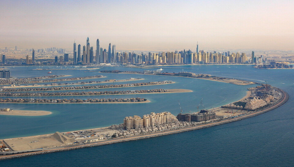 Palm Jumeirah i Dubai. Palm Jumeirah i Dubai.