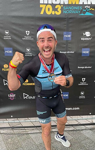 Fysioterapeut og foredragsholder Lars Zachariassen har deltatt på sin første Ironman. Fysioterapeut og foredragsholder Lars Zachariassen har deltatt på sin første Ironman.
