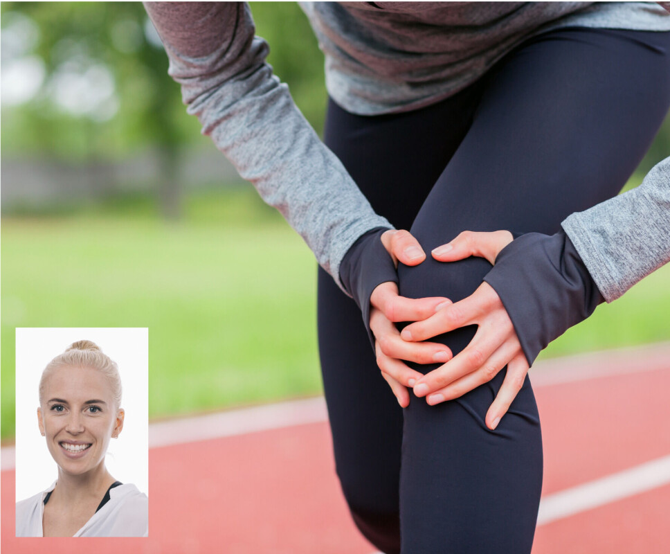 Fysioterapeut og ph.d. Marie Pedersen (innfelt) har forsket på langtidsresultatene etter operasjon i kombinasjon med rehabilitering og rehabilitering alene etter fremre korsbåndsskade. Hun mener funnene bekrefter at rehabilitering alene er tilstrekkelig for mange pasienter