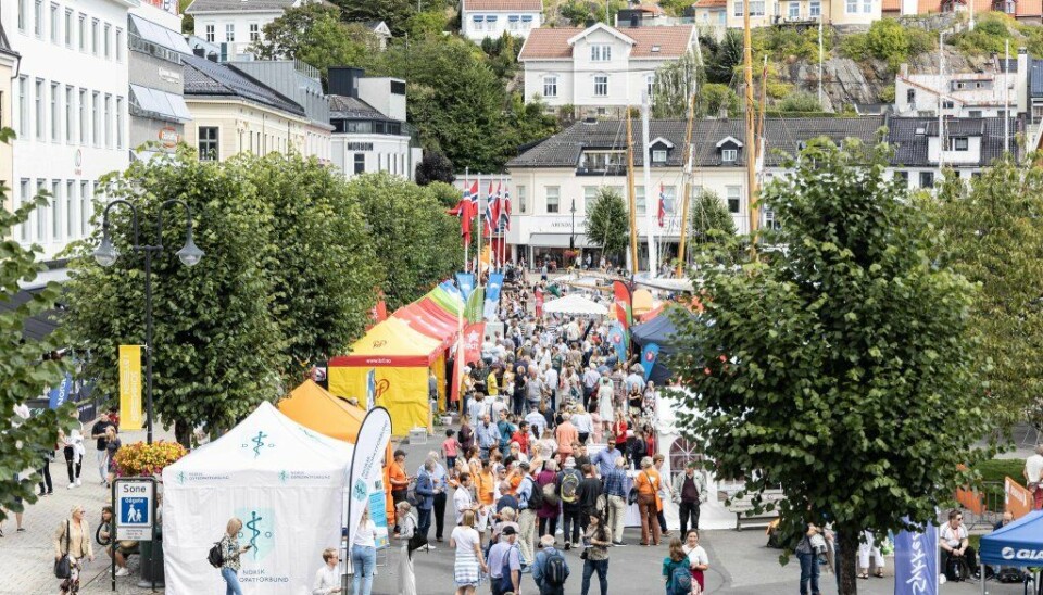 Arendalsuka starter mandag. Her fra et tidligere arrangement.