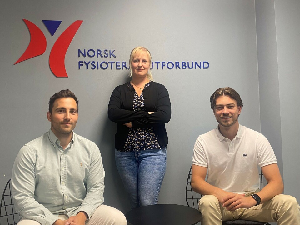 Valgkomiteen i NFFs Region sør-øst. F.v Ufuk Sahin, Elisabeth Svanåsbakken og Nikolay Avenstroup: