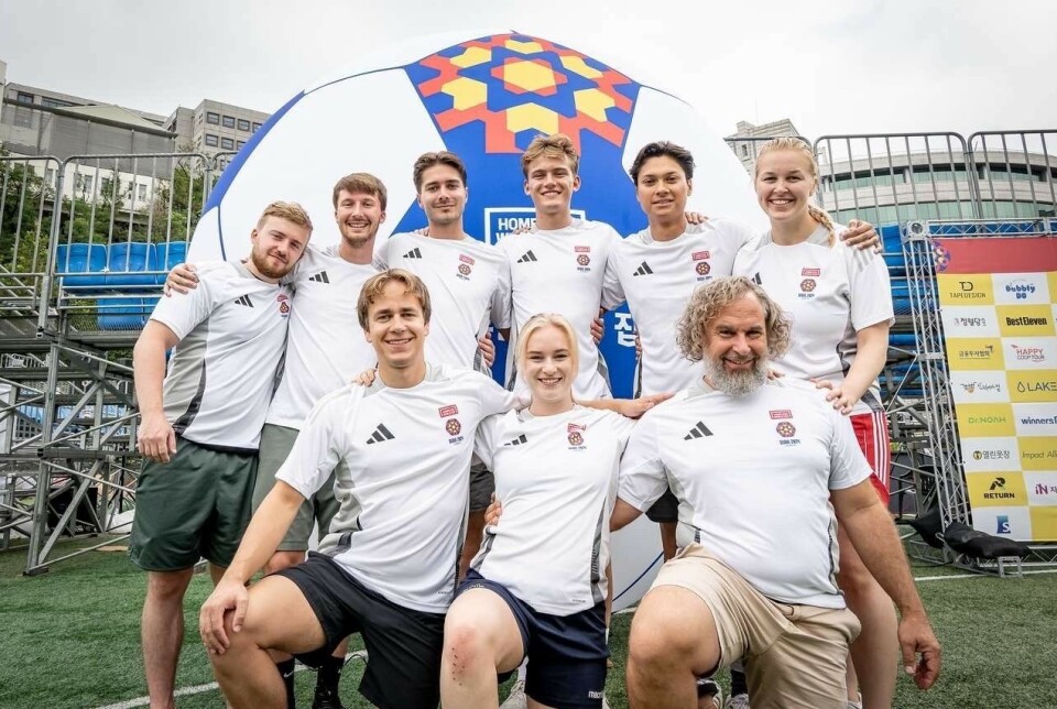 Bak f.v:: Bjerke Siemsen (DEN), Jeppe Abert (DEN), Erik Sandvold Rislaa (NOR), Håvard Fluge Petterson (NOR), Andreas Pedersen (DEN), Mari Engelien Flettum (NOR). Nede f.v: Kjell-Egil Bogfjellmo Haug (NOR), Sophia Skaug Halstensen (NOR), Nicokals Kjerulf (DEN)