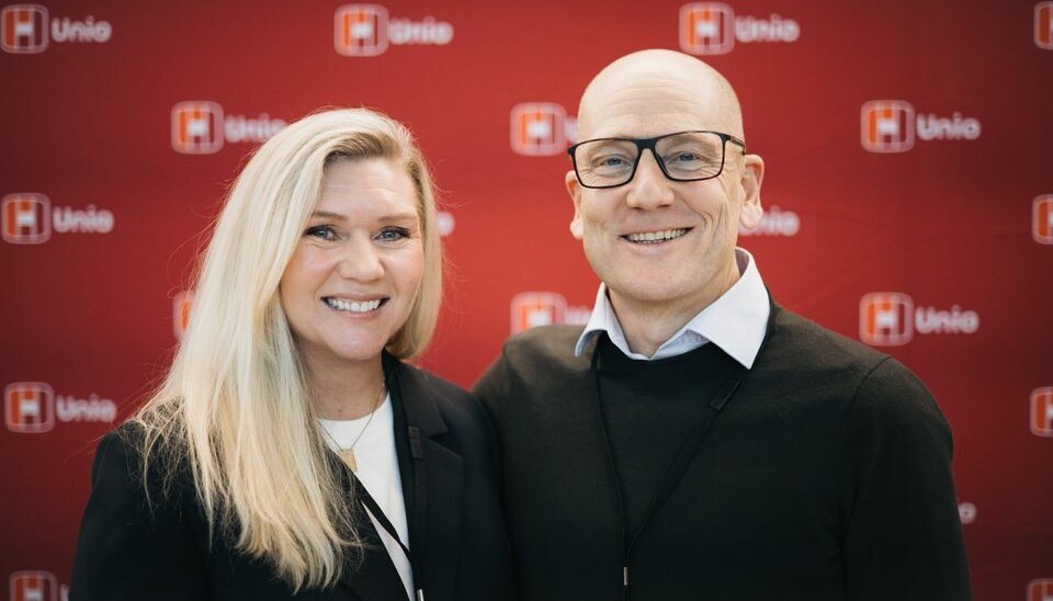 Cecilie Woll Johansen og Steffen Handal er henholdsvis ny nestleder og ny leder i Unio.