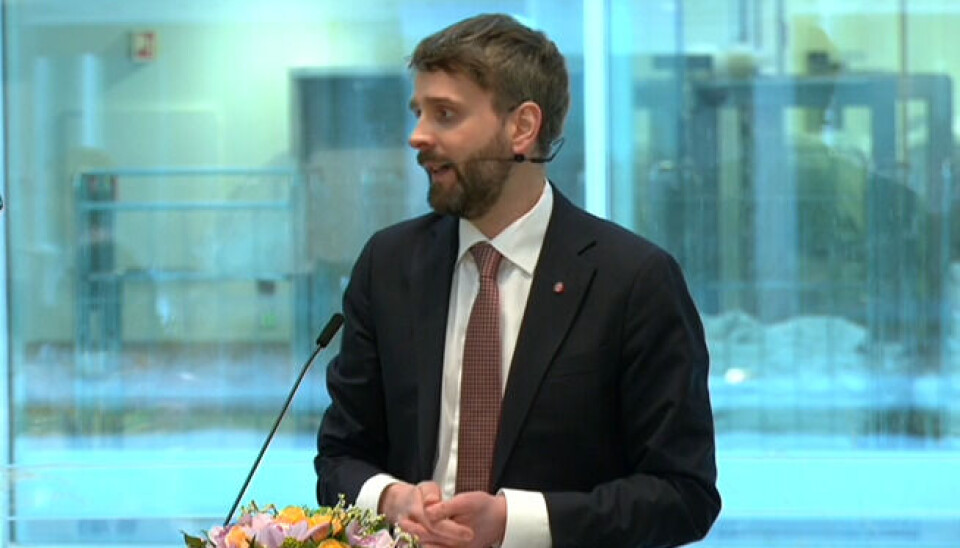Jan Christian Vestre pekte på fysioterapeutene ved Ahus i årets Helsetale.