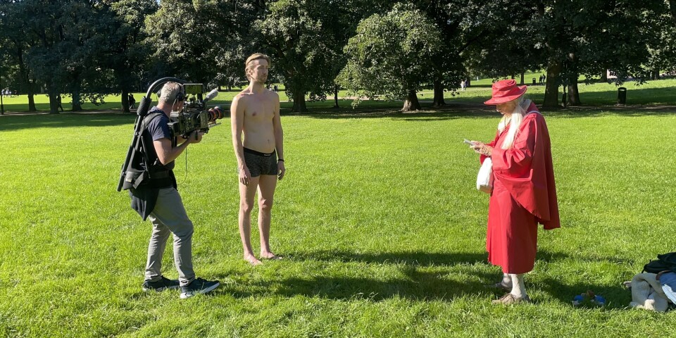 Fra opptak i Frognerparken.